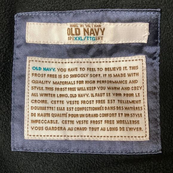 Old Navy Vintage Black Nylon Down Puffer Vest Women Plus Size XXL - Picture 6 of 7